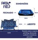 Colchão Pet Grande 90x60cm Lavável Conforto para Cães Cor Rosa