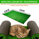 Tapete Higiênico de Grama Sintética Pet 2x0,50m Verde para Cães