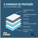 Tapete Higiênico Pet 80x60cm com Carvão Ativo 30 Unidades