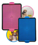 Kit 2 Sanitários Caninos para Xixi com Tapete Higiênico para Cães