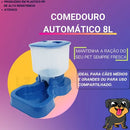 Comedouro Automático Pet 8L para Cães de Grande Porte