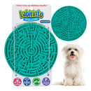 Tapete de Lamber Pet Games Labirinto para Cães e Gatos Tamanho P Verde Água