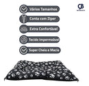 Colchonete Cama Pet GG 90x63 com Zíper Confortável para Cachorros
