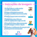 Caminha Pet Redonda de Pelúcia Confortável para Cachorros e Gatos Azul Bic