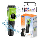 Máquina de Tosa Pet Sem Fio Inova Cases Silenciosa 3 Velocidades Verde