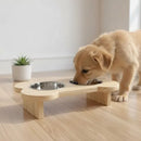 Comedouro e Bebedouro Pet Elevado com 2 Potes Tamanho P para Cães e Gatos