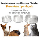 Kit com 2 Vasilhas Pet Pesadas para Ração e Água Médio e Grande