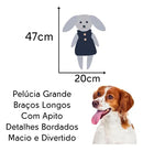 Brinquedo de Pelúcia Mordedor Sapo para Cães Pet