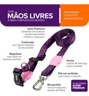 Guia Mãos Livres Mood Pet para Cachorro Grande Mais Conforto no Passeio