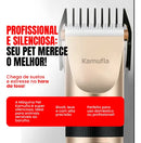Máquina de Tosa Pet Profissional Silenciosa Bivolt com Kit Completo
