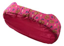 Cama Pet Grande 70x50cm Confortável para Cães e Gatos Cor Pink