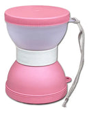 Bebedouro e Comedouro Duplo Portátil Lancheira Pet Rosa