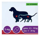 Fortekor 5mg Para Cães e Gatos Insuficiência Cardíaca e Doença Renal 28 Comprimidos