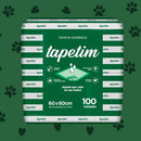 Tapete Higiênico Tapetim Great Pet para Cães 60x60cm 100 Unidades