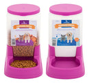 Kit Comedouro e Bebedouro Automático Pet 3L Pequeno Cor Rosa