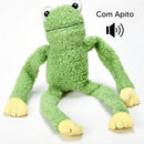 Brinquedo de Pelúcia Mordedor Sapo para Cães Pet