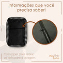 Cama Pet Retangular Estampada e Lavável para Cães e Gatos Tamanho M