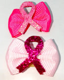 Kit Bandanas e Laços Pet Outubro Rosa Tamanho M Acessórios Temáticos