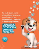 Tapete Higiênico Pet Luke para Cães 80x60cm 30 Unidades Branco