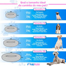 Cama Pet Redonda GG de Pelúcia Preta Confortável Para Cães e Gatos