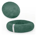 Caminha Nuvem Pet Redonda 50cm Ninho Soft para Gatos Verde Musgo