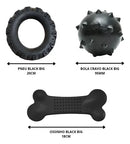 Kit Brinquedos Pet Resistentes e Interativos para Cachorros de Grande Porte