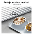 Comedouro e Bebedouro Pet Duplo em Inox para Cães e Gatos