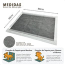 Tapete Higiênico Pet 80x60cm com Carvão Ativo 30 Unidades