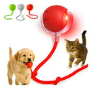 Bola Pet Inteligente Giratória Recarregável USB para Cães e Gatos