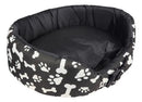 Cama Pet Grande 70x50 Confortável para Cachorros e Gatos Cor Preto