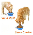 Comedouro e Bebedouro Pet Retrátil Portátil para Cães e Gatos