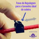 Guia Coleira Unificada Pet 1,50 m Premium para Adestramento Alta Resistência Preta