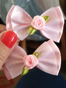 Kit 50 Laços Pet Tamanho G para Banho e Tosa Cores Variadas