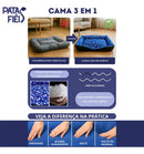 Colchão Grande para Cachorro 90x60 Lavável com Base Impermeável Confortável