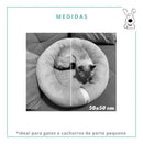 Cama Nuvem Redonda para Gatos 50x50cm Conforto e Maciez Pet