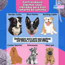 Cama Redonda de Pelúcia Marrom Confortável para Cães e Gatos