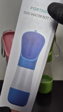 Garrafa Bebedouro e Comedouro Pet Portátil 2 em 1 Água e Ração