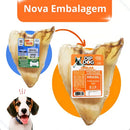 Kit 10 Mordedores Naturais de Orelha Bovina para Cachorro Dip Dog