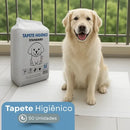 Tapete Higiênico Pet Standard 80x60cm com 50 Unidades Alta Absorção