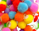 Kit 100 Lacinhos Pompom Pet Shop Cores Variadas para Penteado Pet