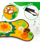 Tapete Interativo Pet Antiestresse para Ração e Petiscos com Som