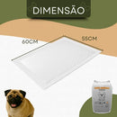 Tapete Higiênico Descartável para Cães 60x55cm 30 Unidades Super Absorção