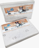 Jornal Higiênico para Pets e Gatos Kit com 6 Pacotes 50 Folhas Cada