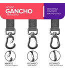 Guia Longa 2 Metros Basic Pet para Cachorros Médio Passeio e Adestramento Lily