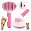 Escova Pet Autolimpante Removedora de Pelos para Cães e Gatos