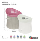 Comedouro Pet Elevado Antiengasgo Ergonômico 500ml Tamanho M