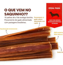 Esôfago Bovino Natural em Palito Kit com 10 Mordedores para Cães
