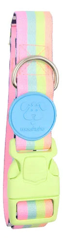 Coleira para Cães Ajustável com Fecho Seguro Acessório Pet Meuauau