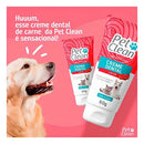 Creme Dental Pet Clean para Cães e Gatos Sabor Carne 60g