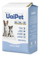 Tapete Higiênico Uai Pet 80x60cm Aroma Bebê 30 Unidades